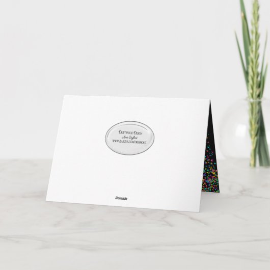 witte wijn met verjaardagscetti kaart (Achterkant)