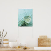 Witte wijn poster (Keuken)
