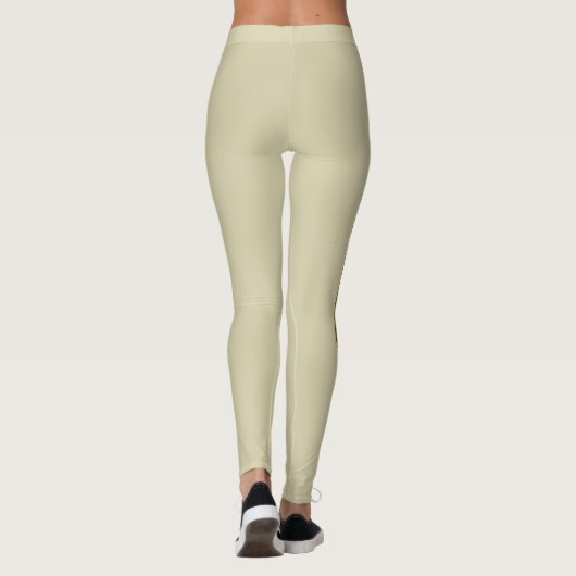 Witte wijn spatten viering bruiloft leggings (Achterkant)