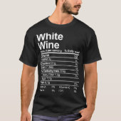 witte wijn t-shirt (Voorkant)