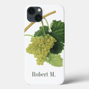 Witte wijndruiven op de wijnstok,  voedingsvruchte iPhone 13 hoesje