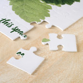 Witte wijndruiven op de wijnstok,  voedingsvruchte legpuzzel (Zijkant)