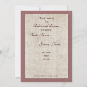 Witte wijnfles en druiven - Herhorsmadiner Kaart (Achterkant)