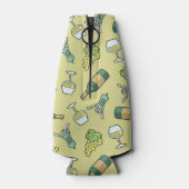 Witte wijnflesfles Koelaar Flesjeskoeler (Achterkant)