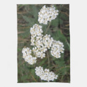 Witte Wildbloemen Keukenhanddoek (Verticaal)