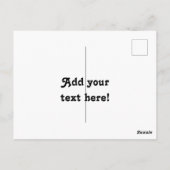 Witte Wilde Bloem Ansichtkaart Briefkaart (Achterkant)