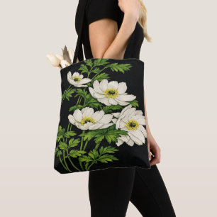 Witte Wilde Bloemen Bloemstuk Tote Bag