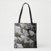 Witte wilde bloemen tote bag (Voorkant)