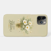 Witte wilde bloemenboeket Case-Mate iPhone case (Achterkant (horizontaal))