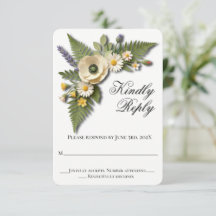 Witte wilde bloementuin bruiloft