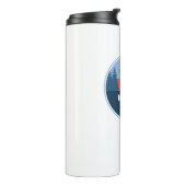 Witte wilde en Schilderachtig rivier Oregon Thermosbeker (Gedraaid links)