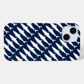 witte wilde haai Case-Mate iPhone case (Achterkant (horizontaal))