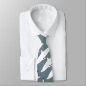 witte wilde haai stropdas (Gebonden)