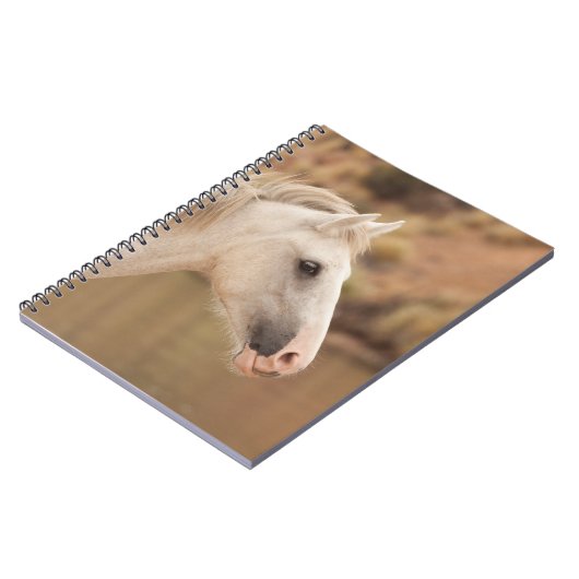 Witte wilde paarden notitieboek (Linkerzijde)