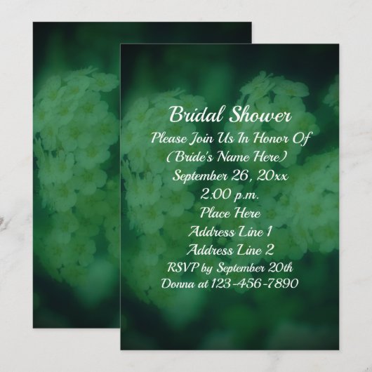 Witte Wilde Rozen Floral Vrijgezellenfeest Kaart (Voorkant / Achterkant)