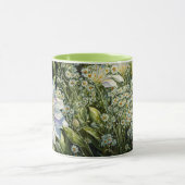 Witte Wildflower Bloemen Tuin Art Cup Mok (Midden)