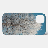 Witte wilgenboom tegen wolkenloze blauwe hemel Case-Mate iPhone case (Achterkant (horizontaal))