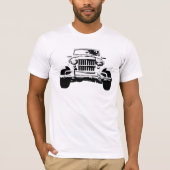 witte willeys wagen t-shirt (Voorkant)