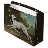 Witte windhond (door Jean-Baptiste Oudry) Groot Cadeauzakje (Achterkant Gekanteld)