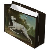 Witte windhond (door Jean-Baptiste Oudry) Groot Cadeauzakje (Voorkant Gekanteld)
