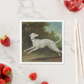 Witte windhond (door Jean-Baptiste Oudry) Servet (Insitu)