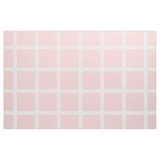 Witte Windows Stripes op Baby roze Stof (Fat Quarter)