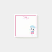 Witte Winter Kitten Post-it Briefjes Post-it® Notes (Voorkant)