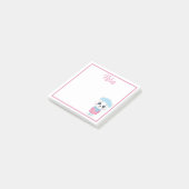 Witte Winter Kitten Post-it Briefjes Post-it® Notes (Schuin)
