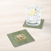 Witte Winterberry uitnodigingsset Kartonnen Onderzetters (Insitu)