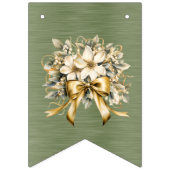 Witte Winterberry uitnodigingsset Vlaggetjes (Eerste vlag)