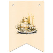 Witte Winterberry uitnodigingsset Vlaggetjes (Derde vlag)