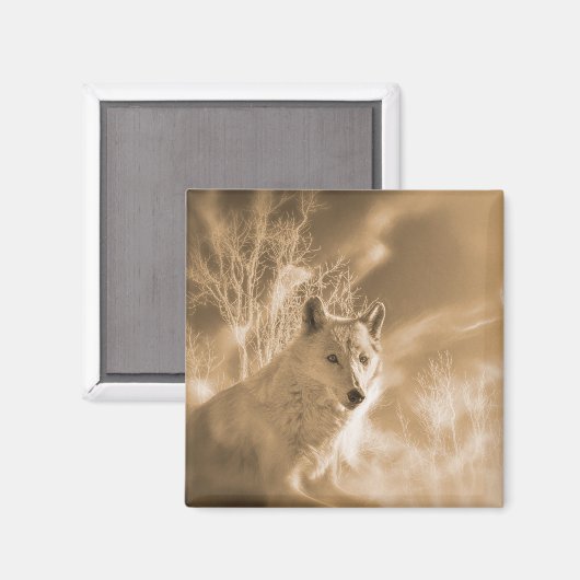 WITTE WIT BOEST MAGNEET (Voorkant / Achterkant)