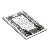 Witte witches voor alfabet notebook notitieboek (Rechterzijde)