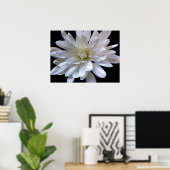 Witte, witte, witte melkachtige, witte, witte, wit poster (Thuiskantoor)