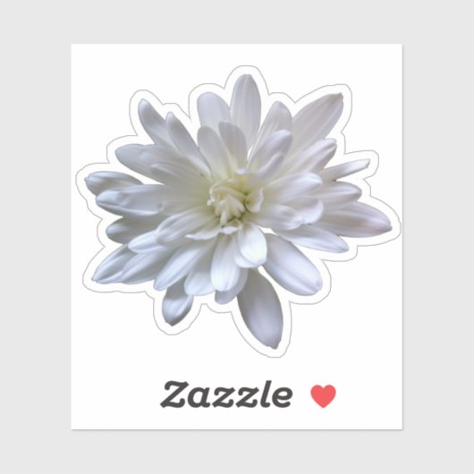 Witte, witte, witte melkachtige, witte, witte, wit sticker (Vel)