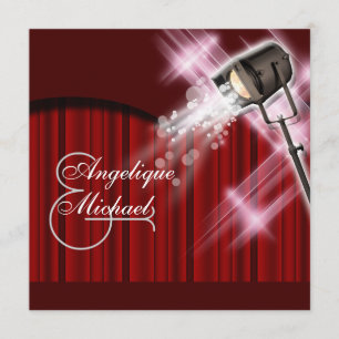 witte witte witte witte Hollywood bruiloft Kaart