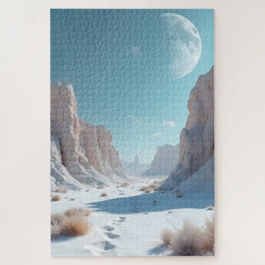 Witte Woestijn  Legpuzzel (Verticaal)