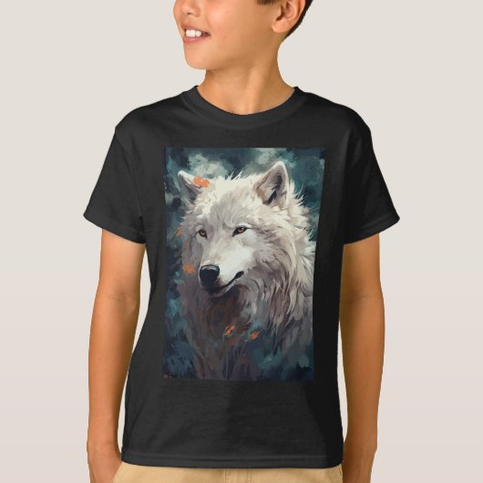 Witte wolf [Arctische wolf] T-shirt (Voorkant)