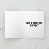 WITTE WOLF FOTOGRAFIE BIRTHDAY KAART (Binnen)