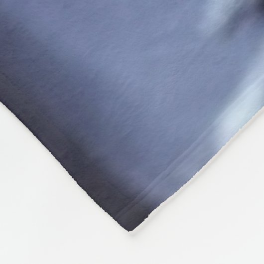 Witte wolf in Snowy Forest Blanket Fleece Deken (Hoek)