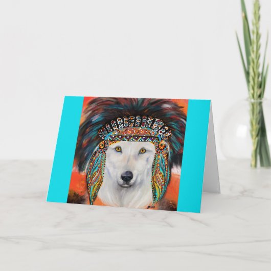 Witte Wolf Kaart (Voorkant)
