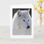 Witte Wolf Kaart (Gele Bloem)