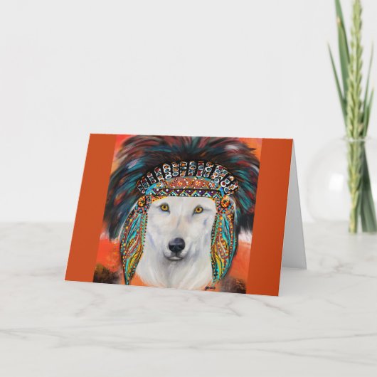 Witte Wolf Kaart (Voorkant)