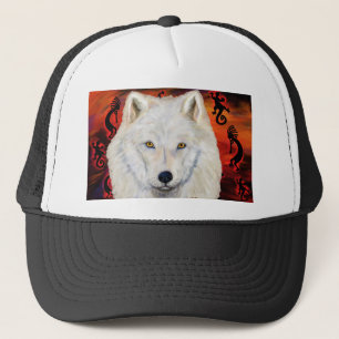 Witte Wolf Kokopelli Trucker Pet