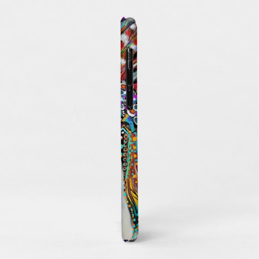 Witte Wolf Kunst Case-Mate iPhone Case (Achterkant/links)
