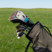 Witte Wolf Kunst Golfheadcover (Insitu)