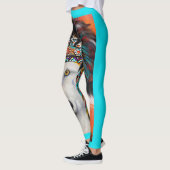 Witte Wolf Leggings (Links)