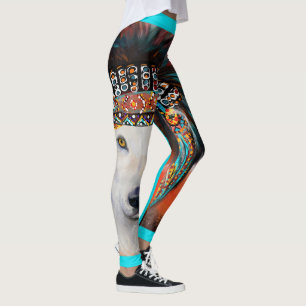 Witte Wolf Leggings