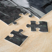 Witte Wolf met Pup Puzzle Legpuzzel (Zijkant)