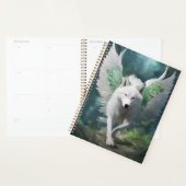 Witte Wolf met vleugels Planner (Display)